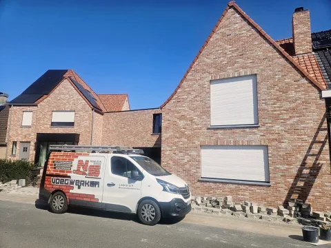 Gevelrenovatie en voegwerken van woning in West-Vlaanderen door NS Voegwerken
